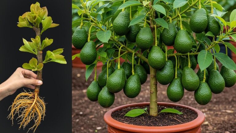 An old trick to boost avocado fruit production using just a banana…