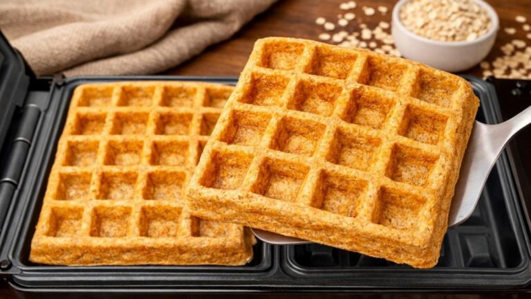 This simple recipe transforms oats into delicious, sugar-free waffles your kids will love…