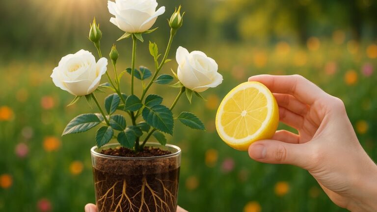 Root Roses Overnight: 1/2 a Lemon Is All You Need for Blooms by Morning!
