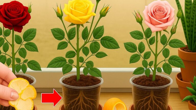 Root and Bloom Roses Overnight with Just 1 Orange Peel – Discover How!