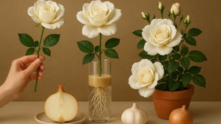 Root and Bloom 10 Rose Cuttings by Tomorrow with Just 1 Cup of This Mixture!