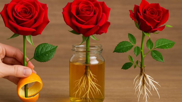 Grow 999 Rose Roots Overnight by Sticking Cuttings in Water!