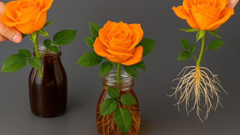 Grow 100 Roots from a Rose Branch and Enjoy Year-Round Blooms!