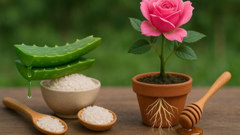 Grow 7 Amazing Plants with Just Aloe Vera and Rice for Year-Round Blooms!