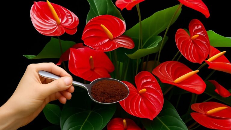 Unlock Rapid Growth: 1 Teaspoon Will Make Your Anthurium Bloom Like Never Before!
