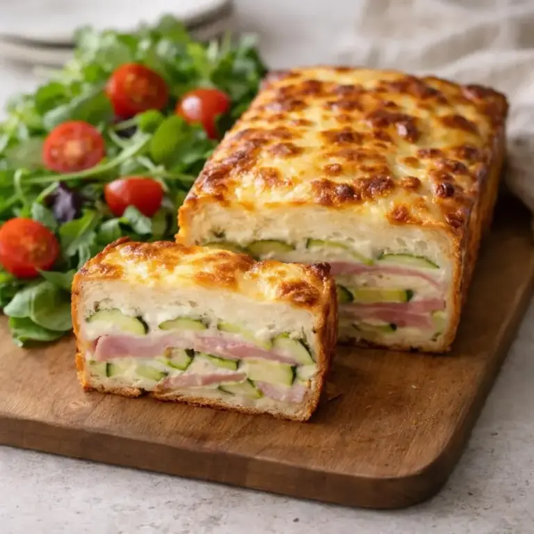 Savory Zucchini Bread with Ham and Cheese Sauce: A Must-Try Recipe