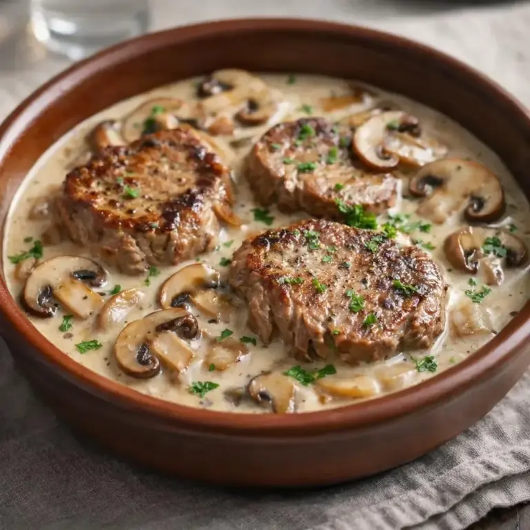 Creamy Filet Mignon with Sautéed Shallots and Mushrooms: A Delectable Recipe