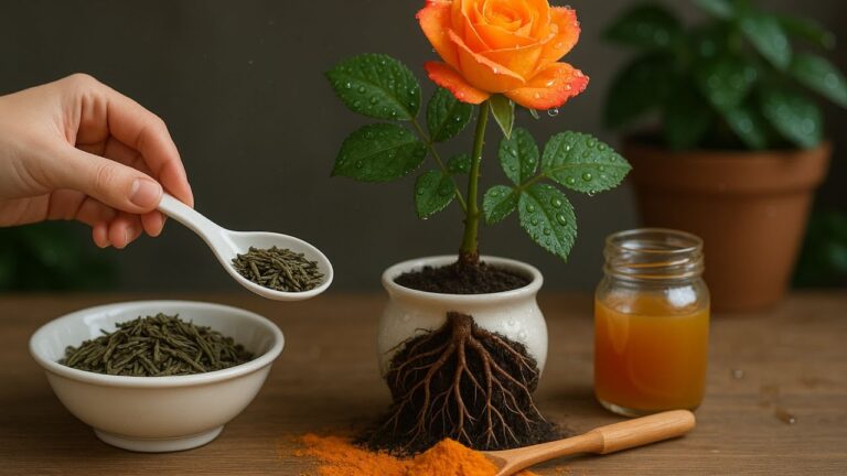 Discover 999 Overnight Roots: Grow Your Own Orange Rose Tea Plant!