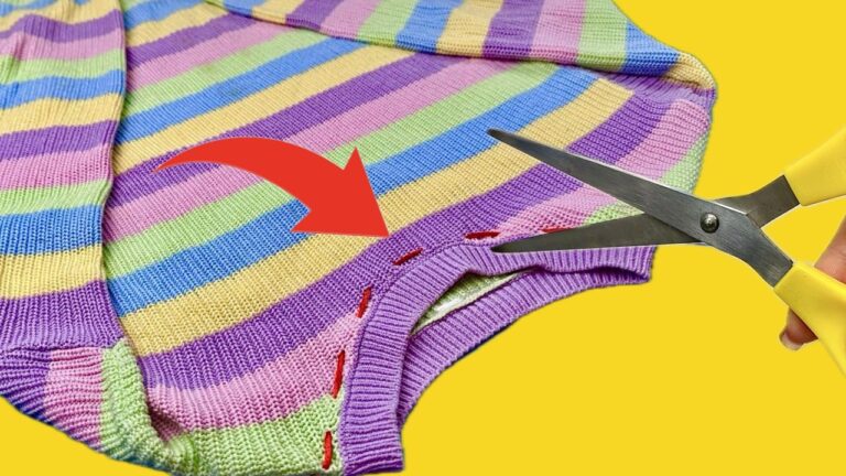 Transform Your Sweater in 3 Easy Steps That 99% of People Miss!