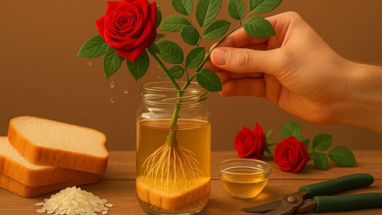 Dip a Rose Cutting in This for 999 Roots Overnight! Discover the Secret Now!