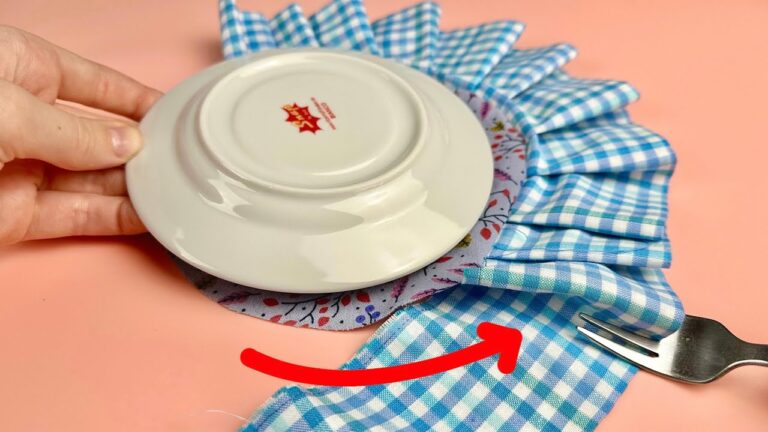 Unlock 5 Sewing Tricks with Just One Fork for Amazing Results!