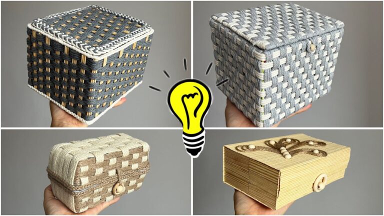10 Creative DIY Boxes with Lids to Transform Your Space!