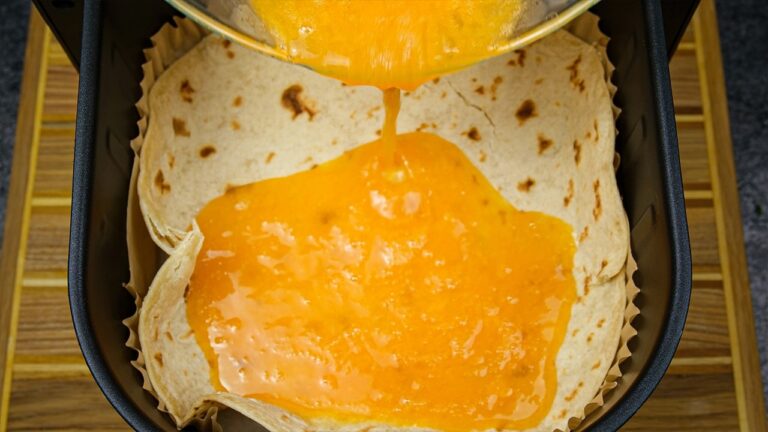 Transform 3 Eggs & Tortilla into a Delicious Air Fryer Breakfast in Minutes!