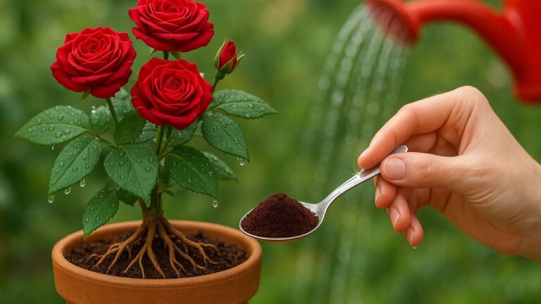 Root Red Rose Cuttings in Just 1 Teaspoon for a Blooming Garden Delight!