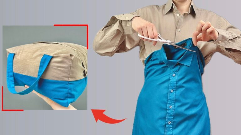Transform 2 Classic Shirts into the Trendy Bag Everyone Wants to Sew!