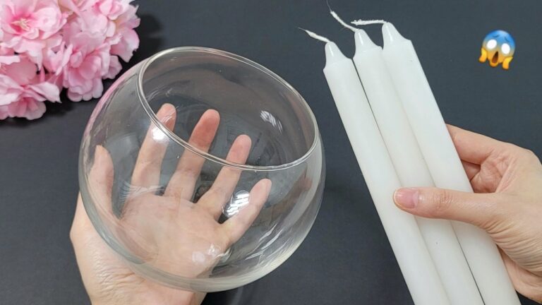 10 Stunning DIY Home Decor Ideas Using Glass Bowls and Candles