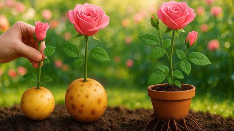 Transform a Potato with 1 Rose: Discover 100 Roots by Tomorrow!